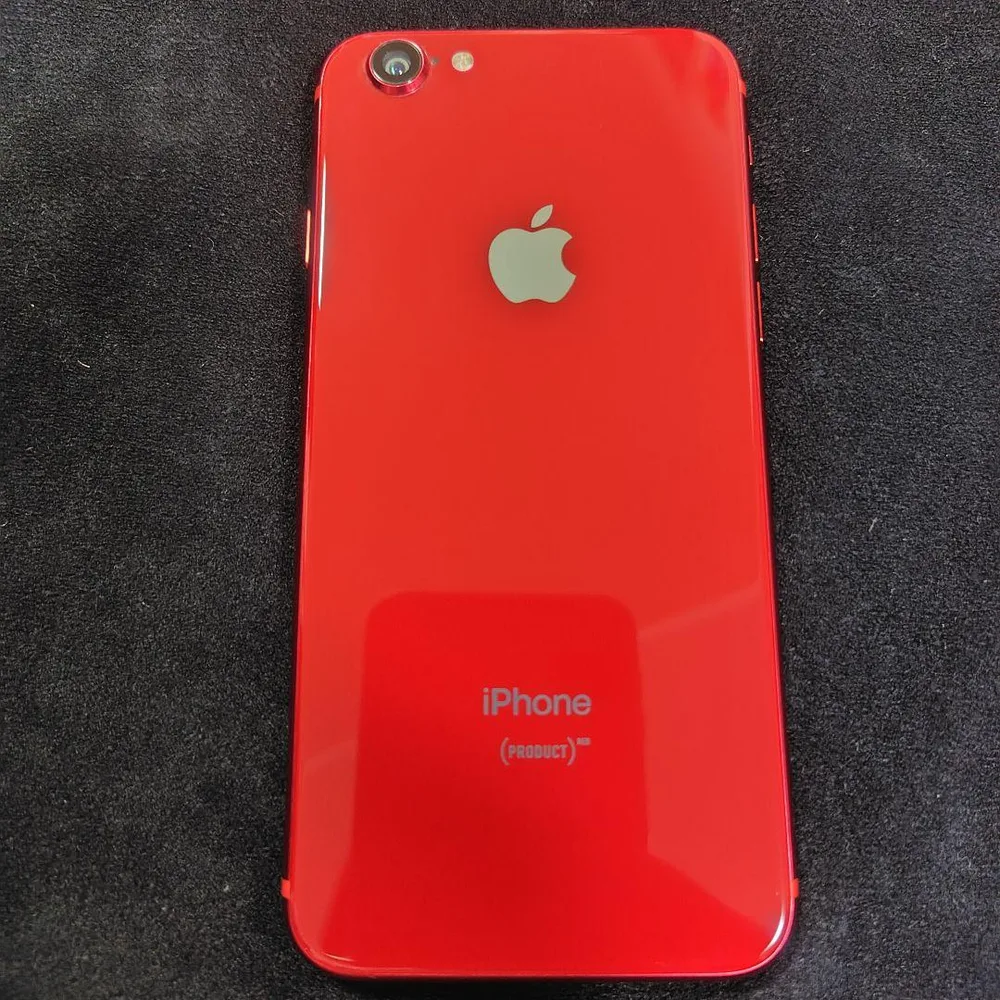 カスタムiPhone6 Product Red バッテリー100%