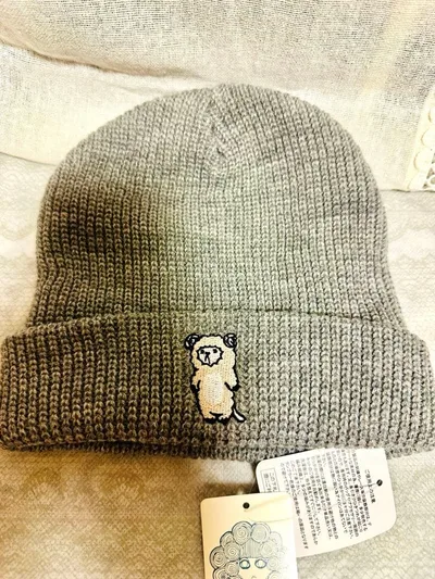 新品 ScoLar スカラー ニット帽 ビーニー グレー