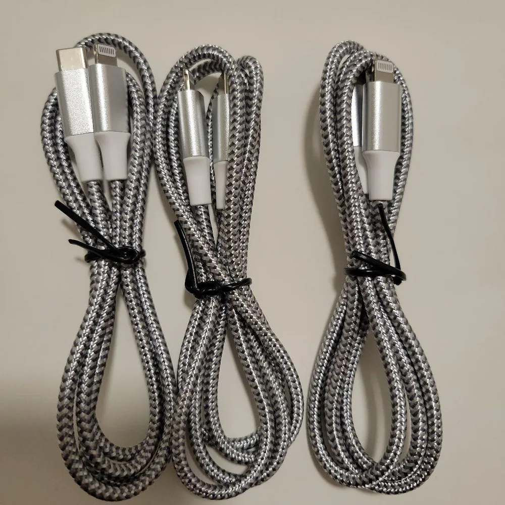 C to Lightning 充電ケーブル1m 3本セット