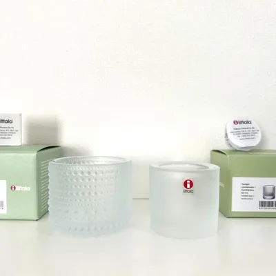新品 イッタラiittala キビ キャンドルホルダー フロスト カステヘルミ