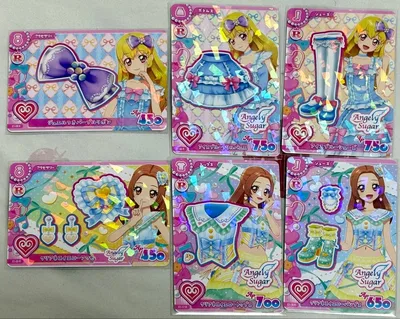 アイカツ!アンコール アイスブルー クリアネスイエロー 6枚セット