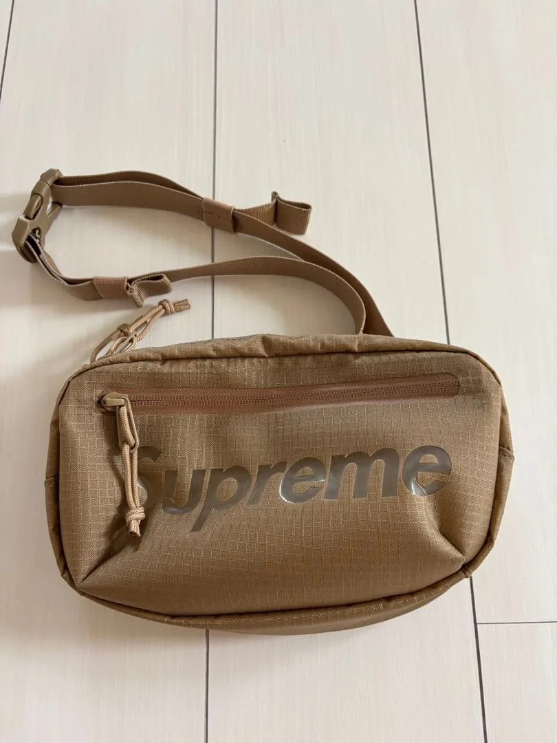 シュプリーム Supreme ウエストバッグ ベージュ 21SS Tan