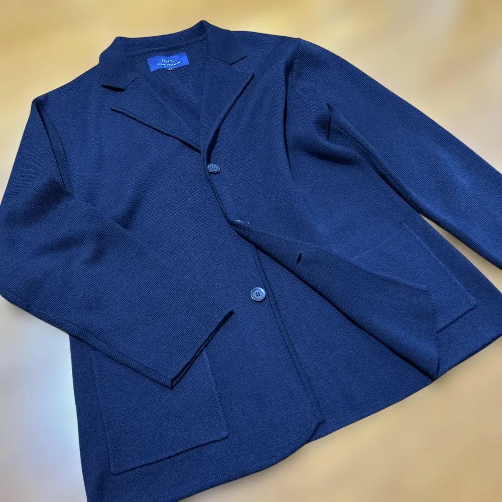 ITEMS URBAN RESEARCH ニットジャケット ネイビー 未使用
