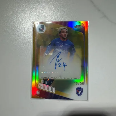 山田陸 V・ファーレン長崎 Topps Chrome 直筆 サイン入り