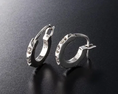 フープピアス シルバー925 タイニーフープ 両耳用 2個セット #164