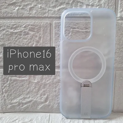 iPhone16 Pro Max スマホケース カバー MagSafe ホワイト