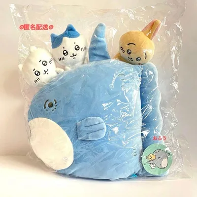 ちいかわ マンボウでおでかけクッション ぬいぐるみ マスコット マンボウ