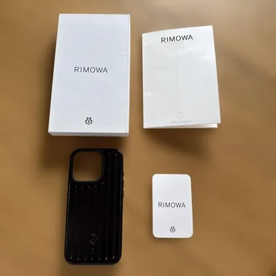 RIMOWA リモワ iPhoneケース16pro 黒 箱あり