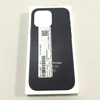 純正 iPhone 16 Pro Maxシリコンケース・ブラック 679C13