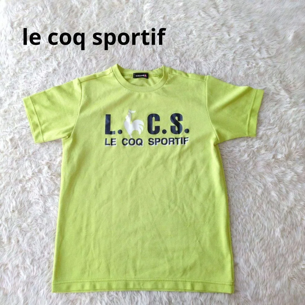 le coq sportif ルコックスポルティフTシャツ 黄緑 SS スポーツ