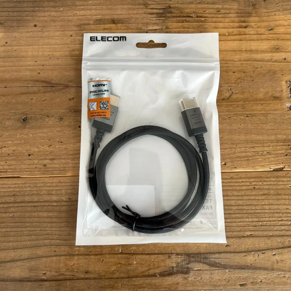 【新品未開封】ELECOM HDMIケーブル DH-HDP14ES10BK 1M