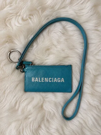 BALENCIAGA フラグメントケース ストラップ カードケース キーリング