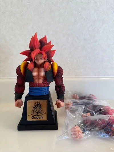 ドラゴンボールGT 超サイヤ人4 ゴジータ 胸像 フィギュア 腕パーツセット