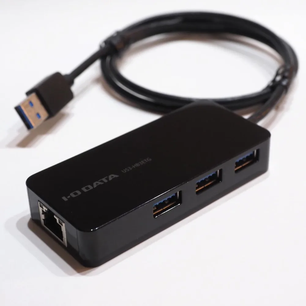 I-O DATA US3-HB3ETG USB3.0ハブ 有線LANアダプタ