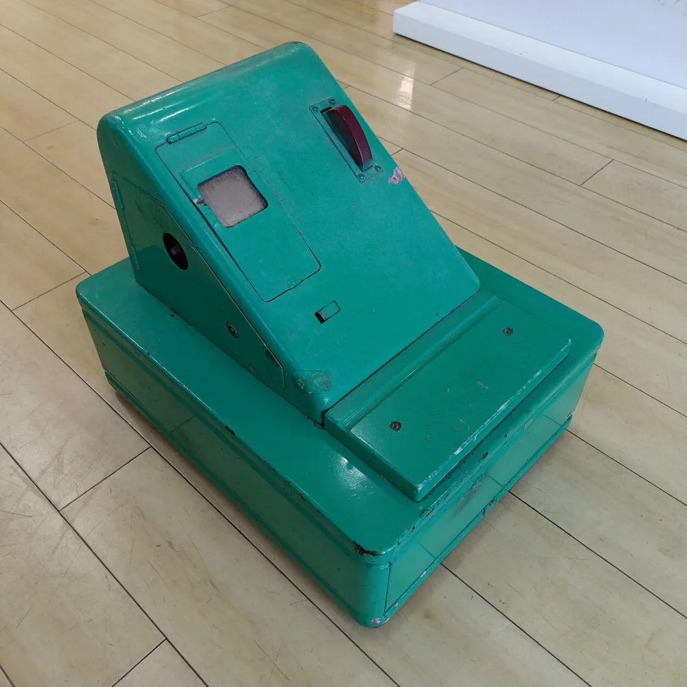昭和 レトロ アンティーク レジ メタル