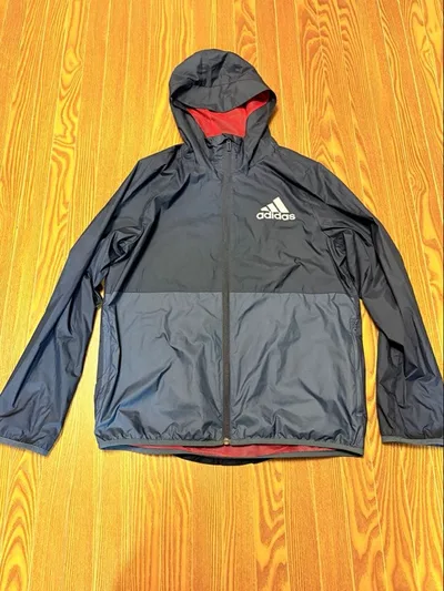 adidas キッズ ウィンドブレーカー ネイビー 150