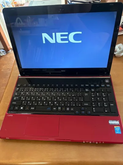 NEC LaVie LS350/S ノートPC 本体 レッド