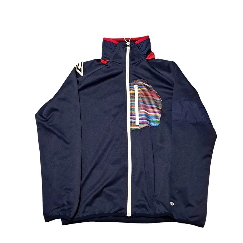 umbro ジャージジャケット サッカー フットサル フード収納式 ネイビー S