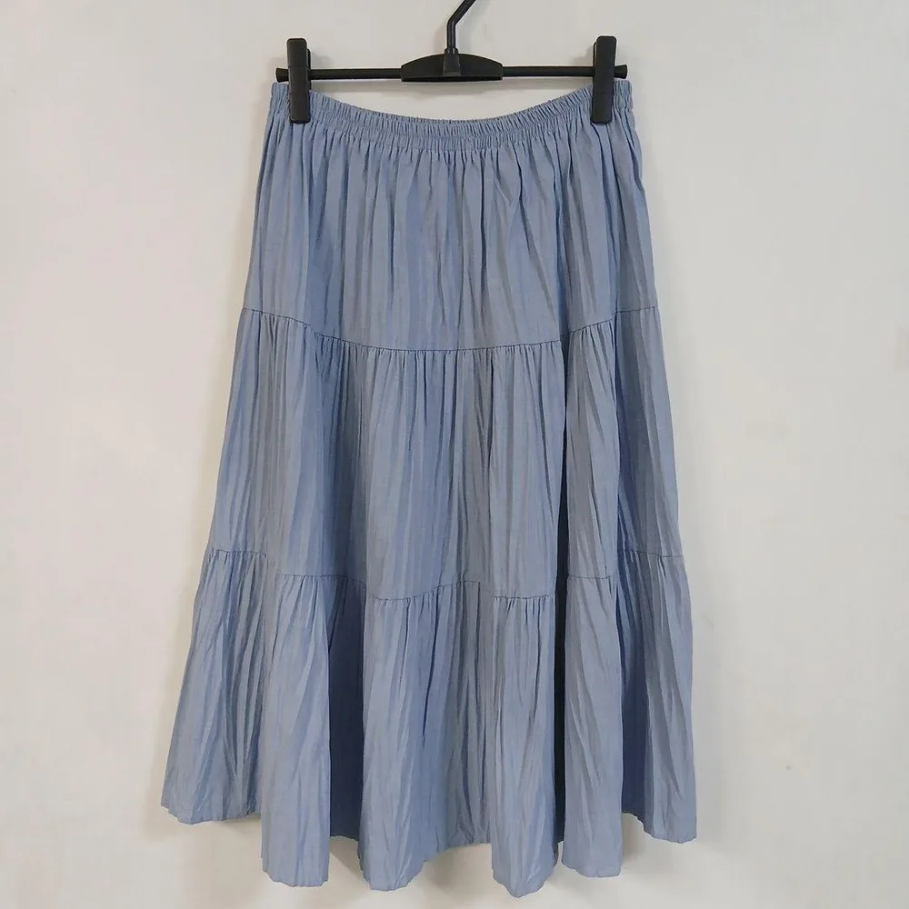 【大幅値下げ】Rockmount Ranch Wear ティアード 水色デニム調
