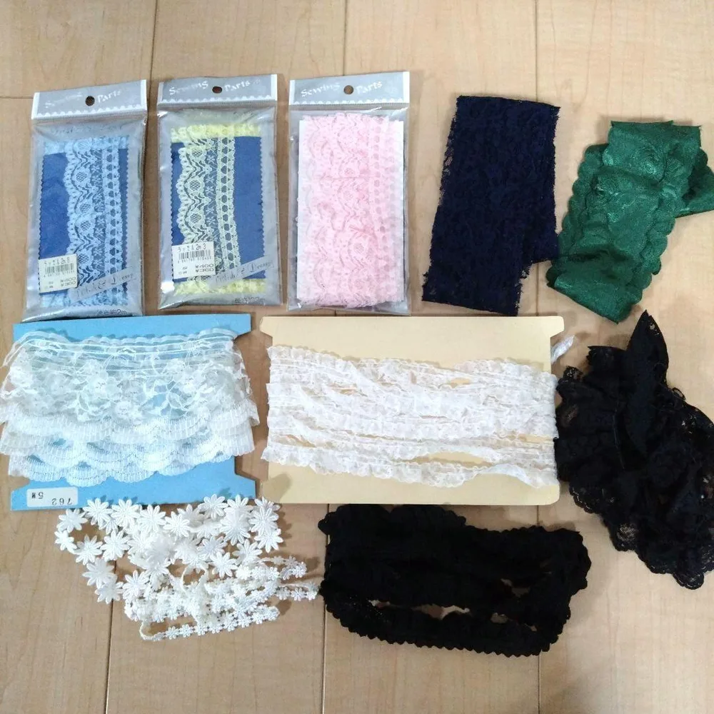 レースまとめ売り ハンドメイド カントリードール