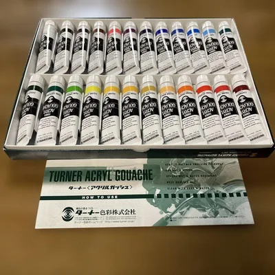 ターナー アクリルガッシュ 24色セット