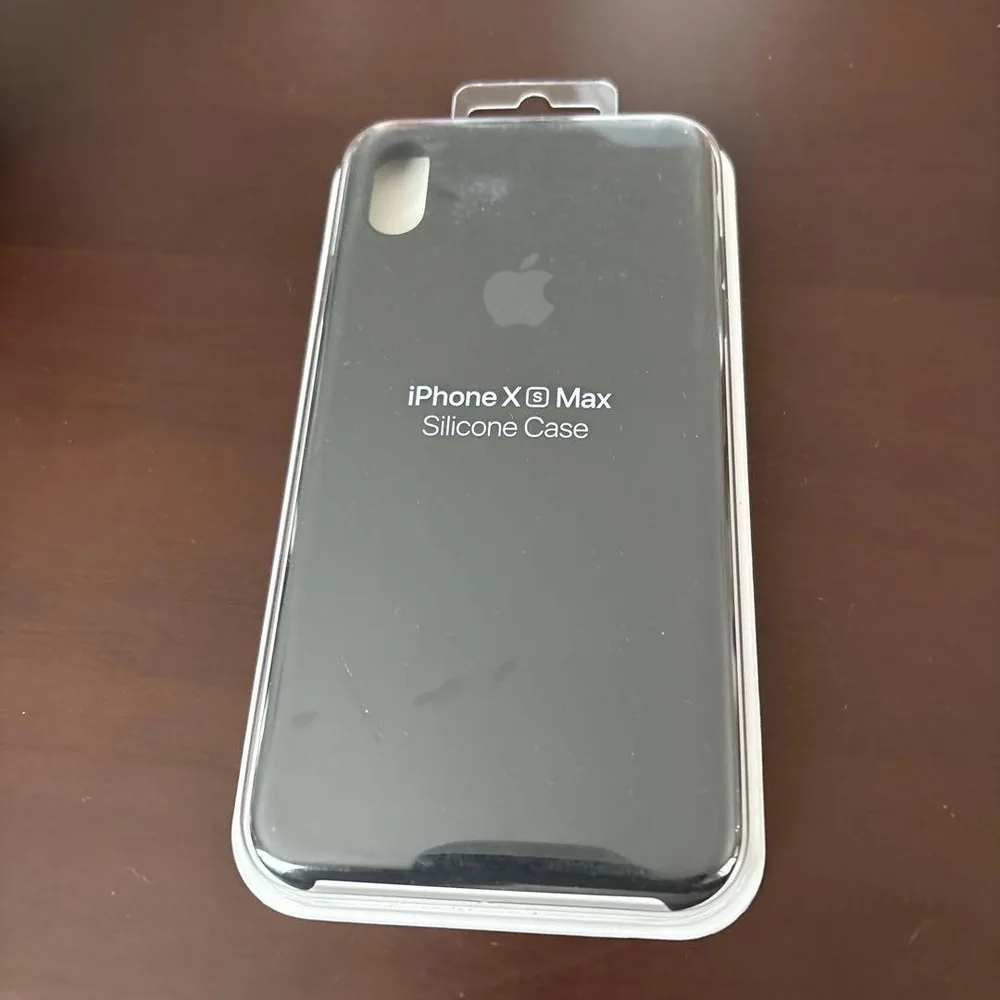 Apple純正 iPhone Xs Max シリコーンケース ブラック