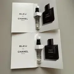 CHANEL ブルードゥシャネル レゼクスクルジフ パルファム サンプル2個