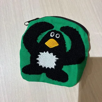 Daisuke Kondo Fluffy Pouch Penguin Mini Pouch