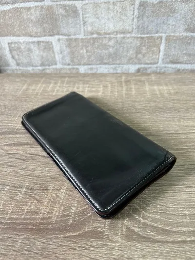 fico GANZO メンズ 長財布 ブラック レザー