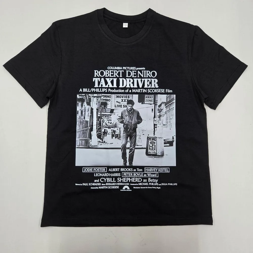 新品未使用 黒 タクシードライバー ロバートデニーロ Tシャツ Lサイズ