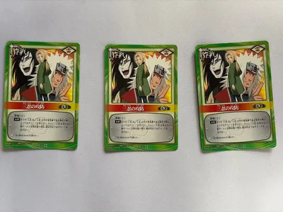 NARUTO ナルト カードゲーム 三忍の攻防 PR作-16 3枚セット