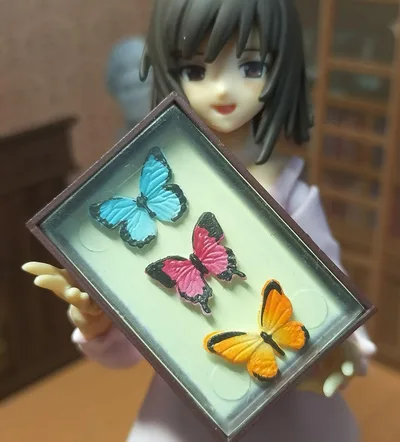 蝶の標本 リーメント ミニチュア
