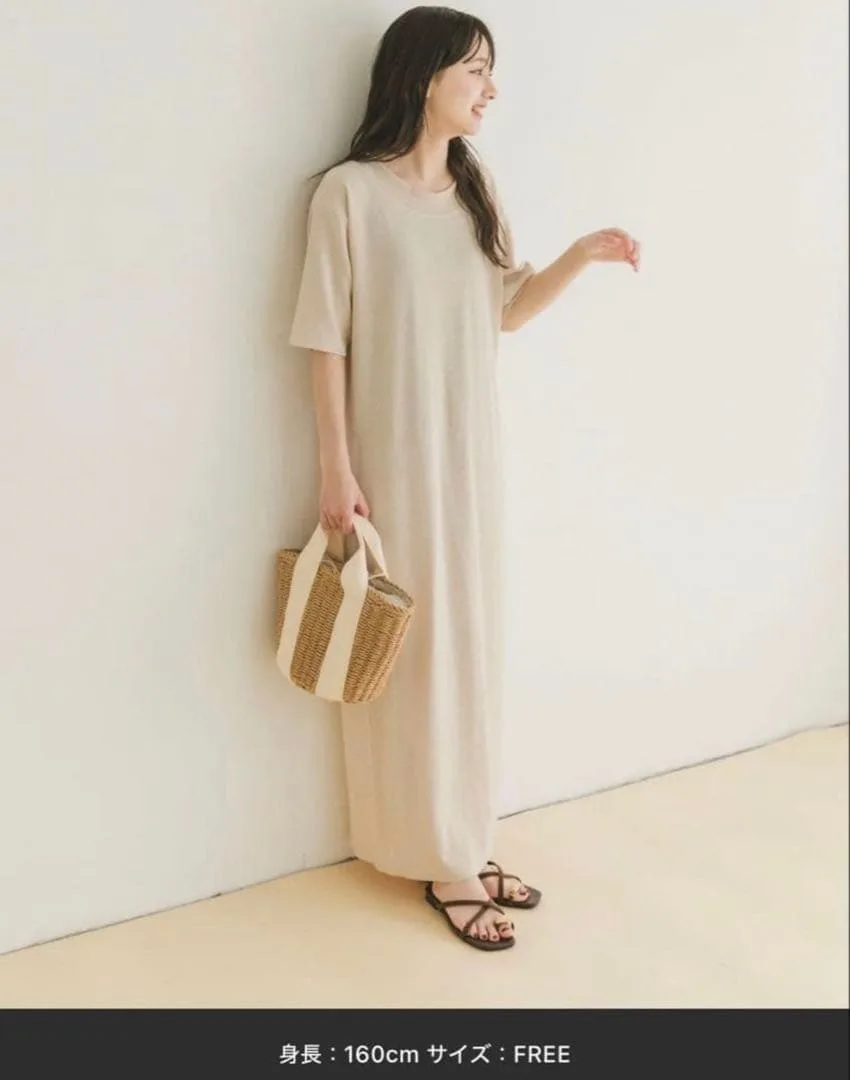 【新品】URBAN RESEARCH /セルフカットTシャツワンピース