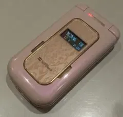 レア 美品 ソフトバンク 810T 東芝 PINK ピンク ガラケー