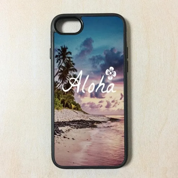 新品 iPhone8 SE2 SE3 ケース HAWAII ハワイ 41 海 空