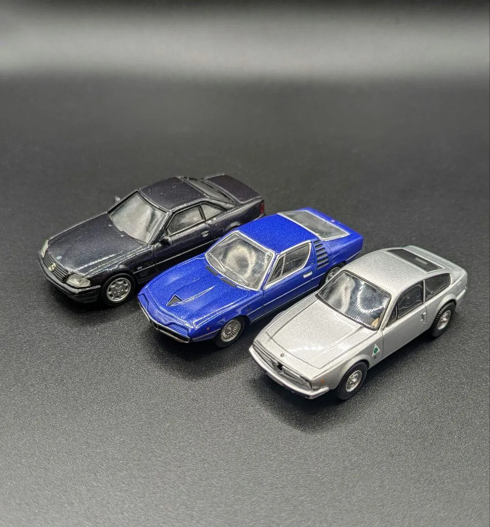 京商 KYOSHO アルファロメオ メルセデスベンツ ミニカー 3台セット