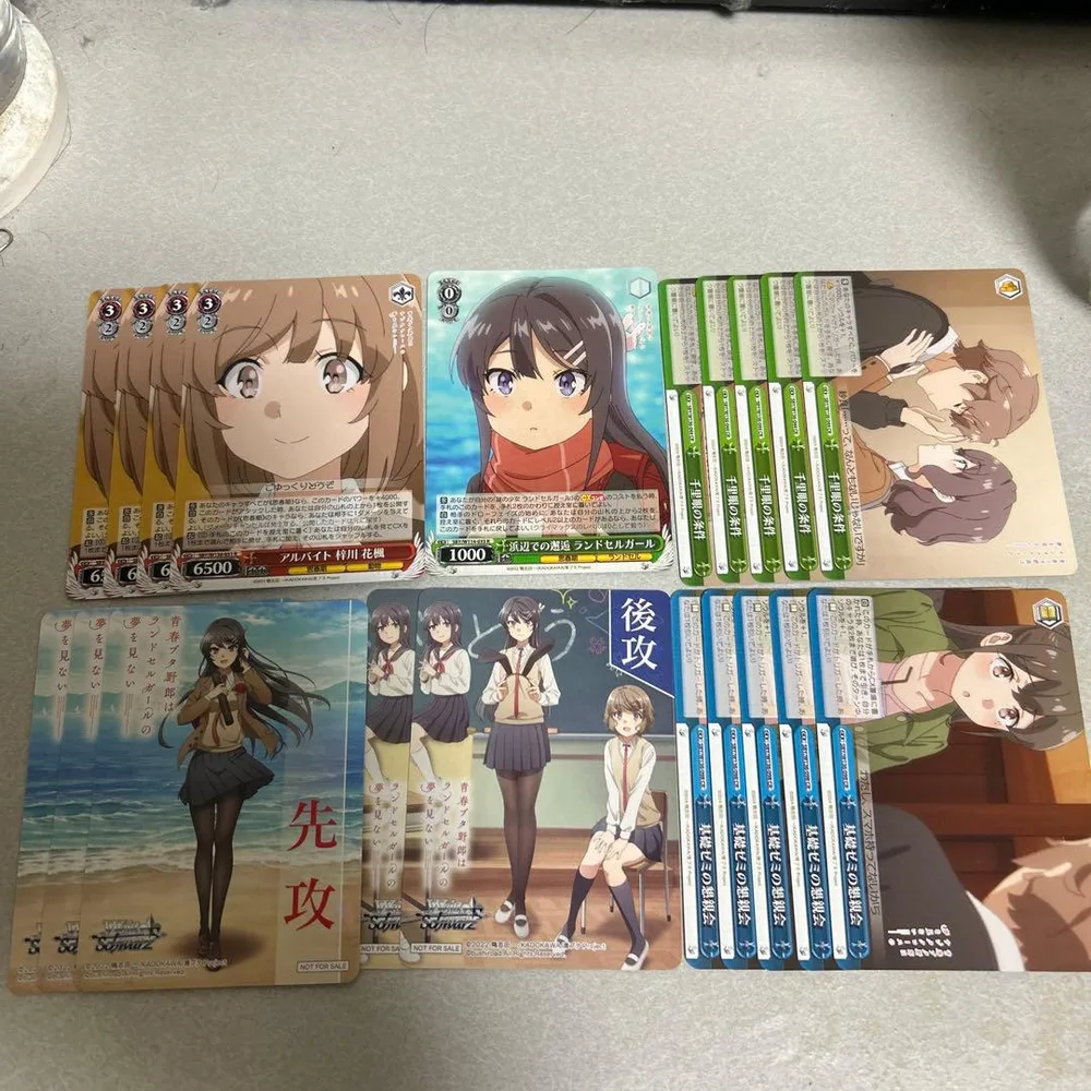 ヴァイスシュヴァルツ まとめ売り 青春ブタ野郎 R等 先行後攻マーカー