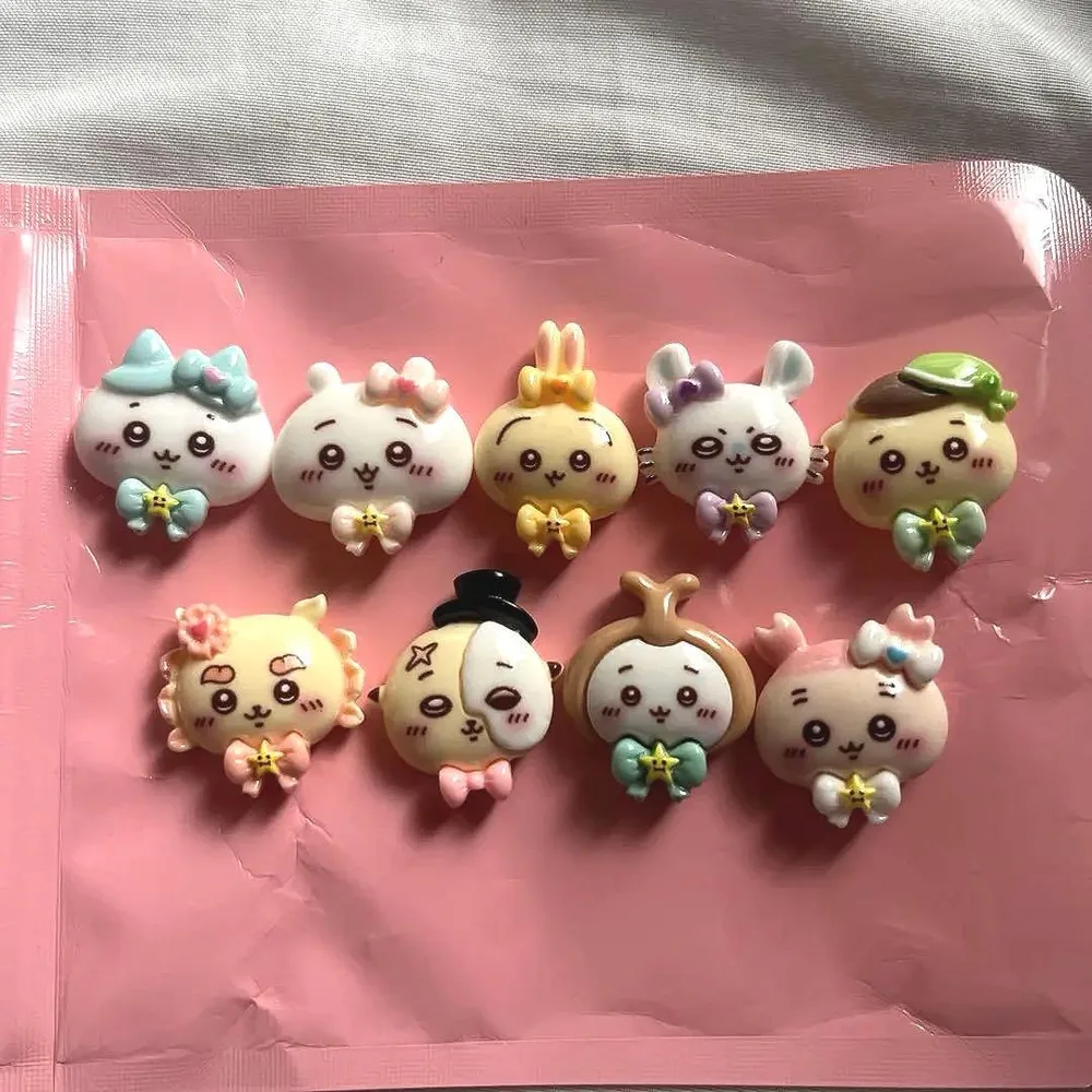 ちいかわ デコレーションパーツ キャラクター 9個セット ハンドメイド