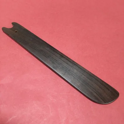 ④*綺麗な縞黒檀の着付用ヘラ(17.8cm)