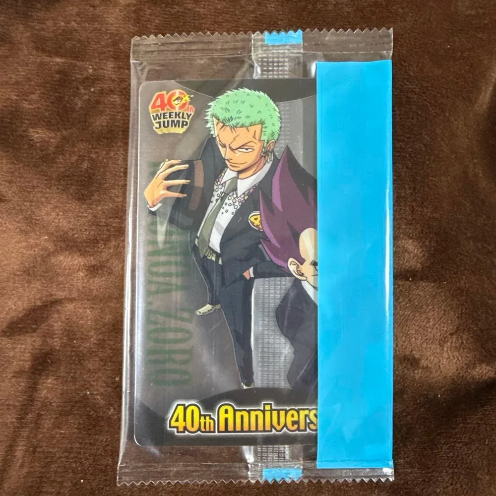【未開封】ドラゴンボール×ワンピース ジャンプ40周年 ウエハースカード ゾロ