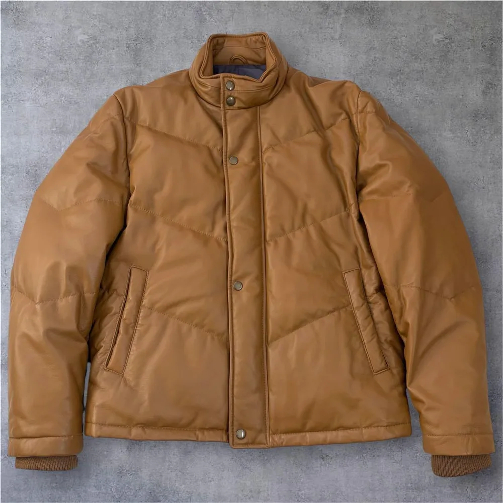 【極美品】Licorice Y2K XL 羊革 ラムレザー ダウンジャケット