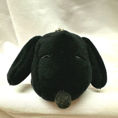黒い犬 ぬいぐるみ マスコット キーホルダー