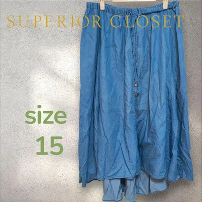 SUPERIOR CLOSET スーペリアクローゼット フレアスカート 15号