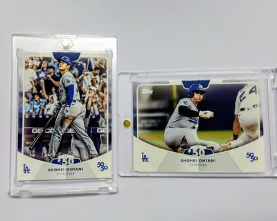 大谷翔平 2024 Topps 50/50記念カード 2枚セット