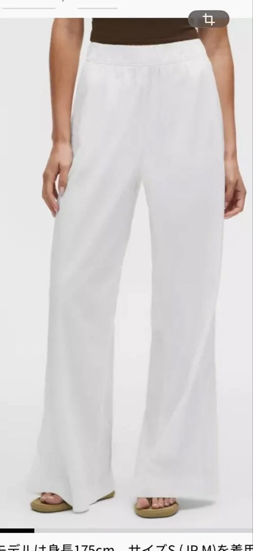 lululemon ワイドパンツ ホワイト