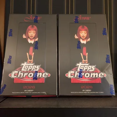 Jennie Topps Chrome 2026 トレーディングカード 2BOX