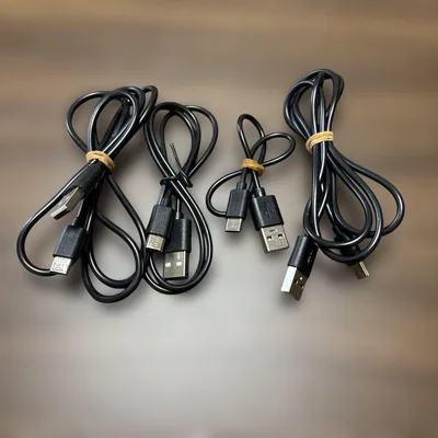 Type-C USB充電ケーブル ブラック 4本セット
