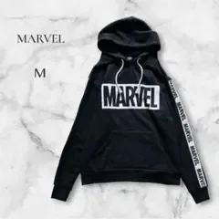 【マーベル】MARVEL 長袖パーカー スウェット ブラック ブラック