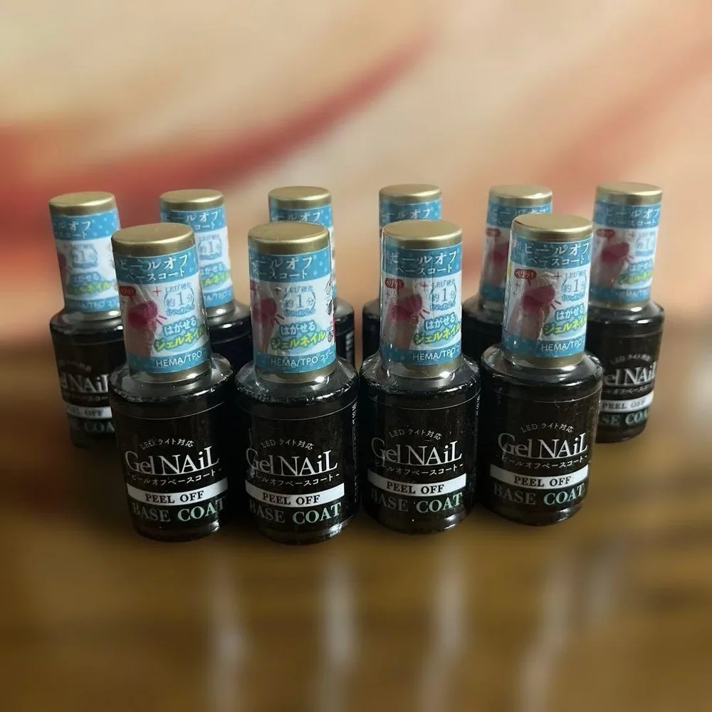 Gel NAIL ピールオフベースコート 10本セット セリア ジェルネイル