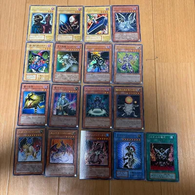 遊戯王初期カオスソルジャーなど古いレトロOCG モンスターカード 17枚セット